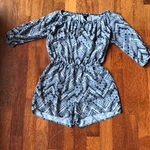 Long sleeve romper